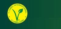 v label banner