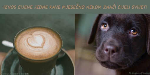 Kava manje - va� dar za �ivotinje [ 100.64 Kb ]