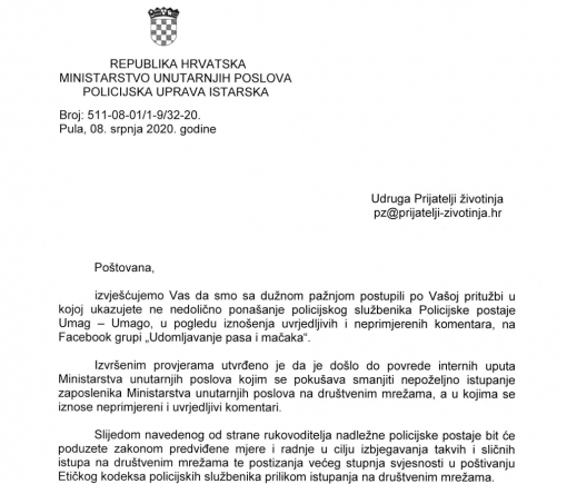 odgovor policije [ 289.30 Kb ]