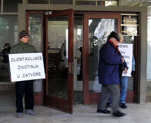 Ostoja Babić pred sudom u Vrbovcu Ostoja Babić pred sudom u Vrbovcu