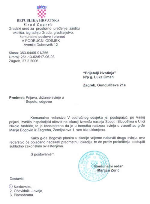 Veterinarska (ne)inspekcija - Komunalna inspekcija Veterinarska (ne)inspekcija - Komunalna inspekcija